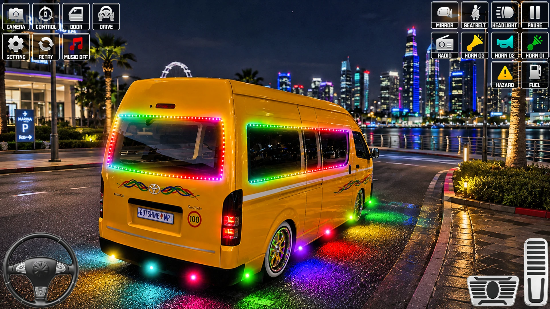 Dubai Van Simulator Van Games screenshot
