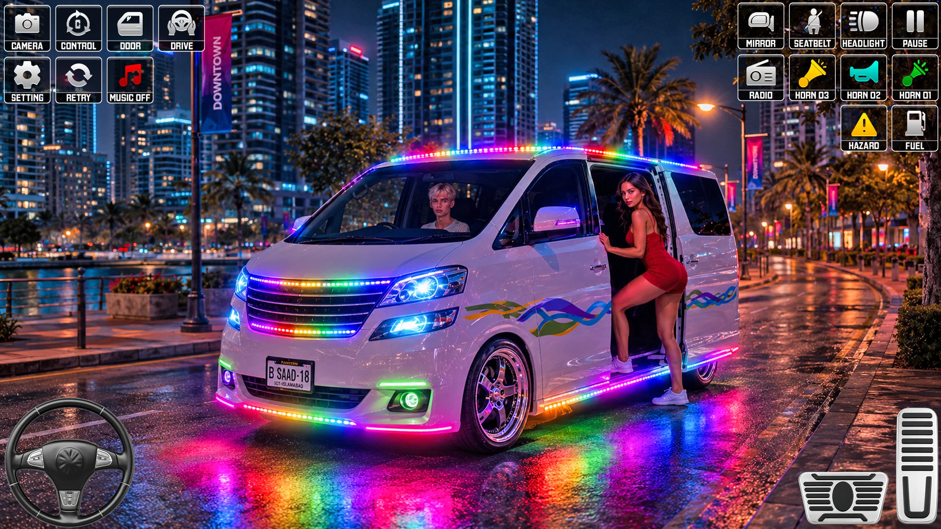 Dubai Van Simulator Van Games screenshot