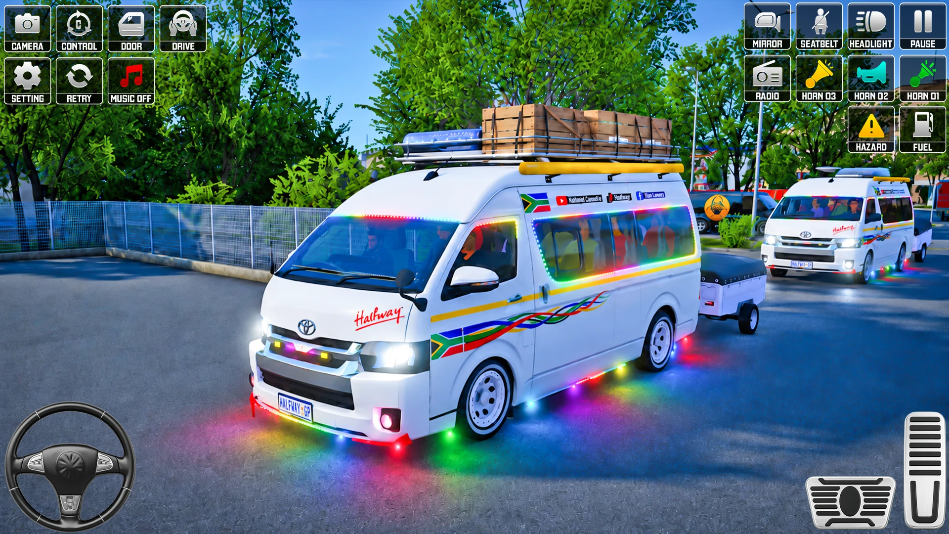 Dubai Van Simulator Van Games screenshot