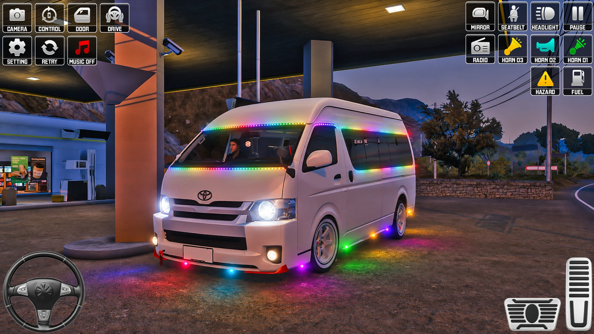 Dubai Van Simulator Van Games screenshot